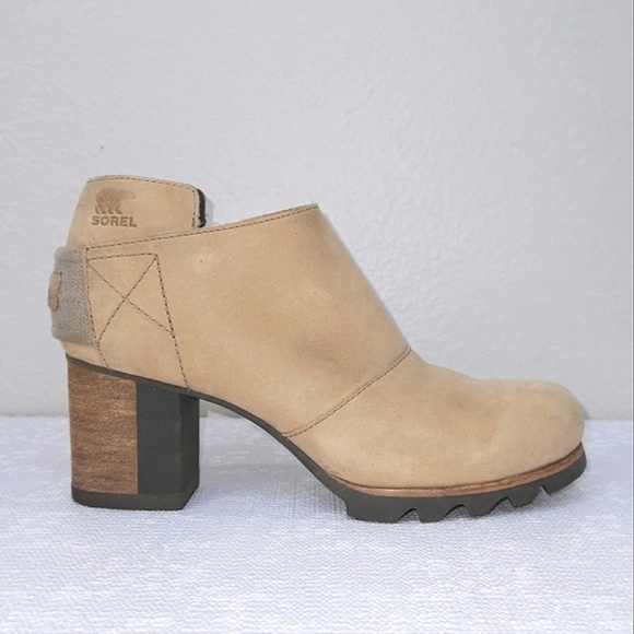 SOREL Addington Strap Heeled Booties - Picture 1 of 10